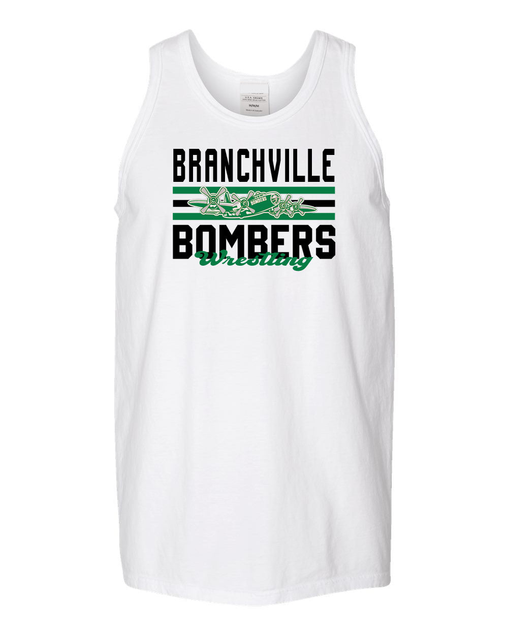 Bombers Wrestling Muscle Tank Top Design 3