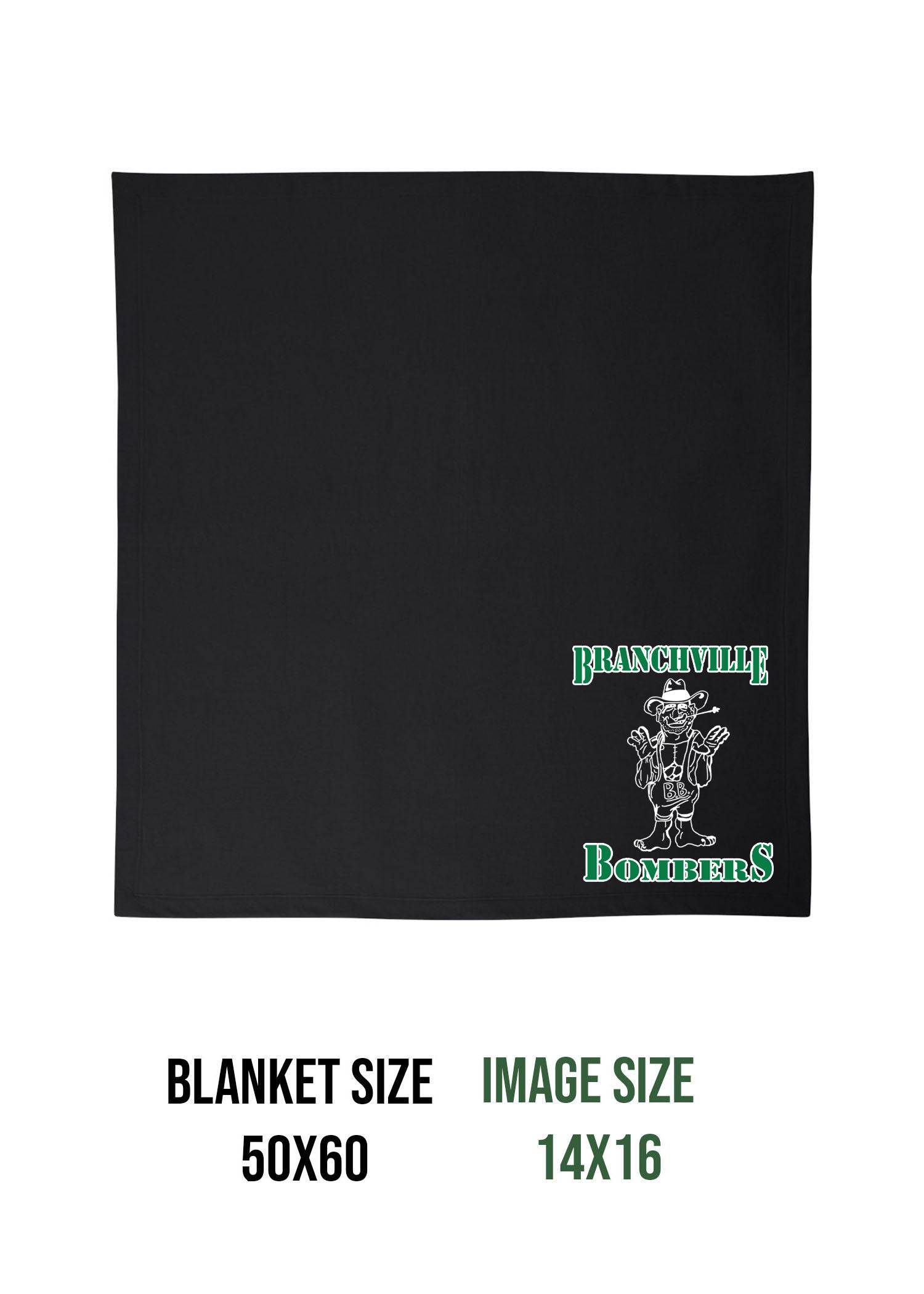 Bombers Wrestling Blanket Design 4