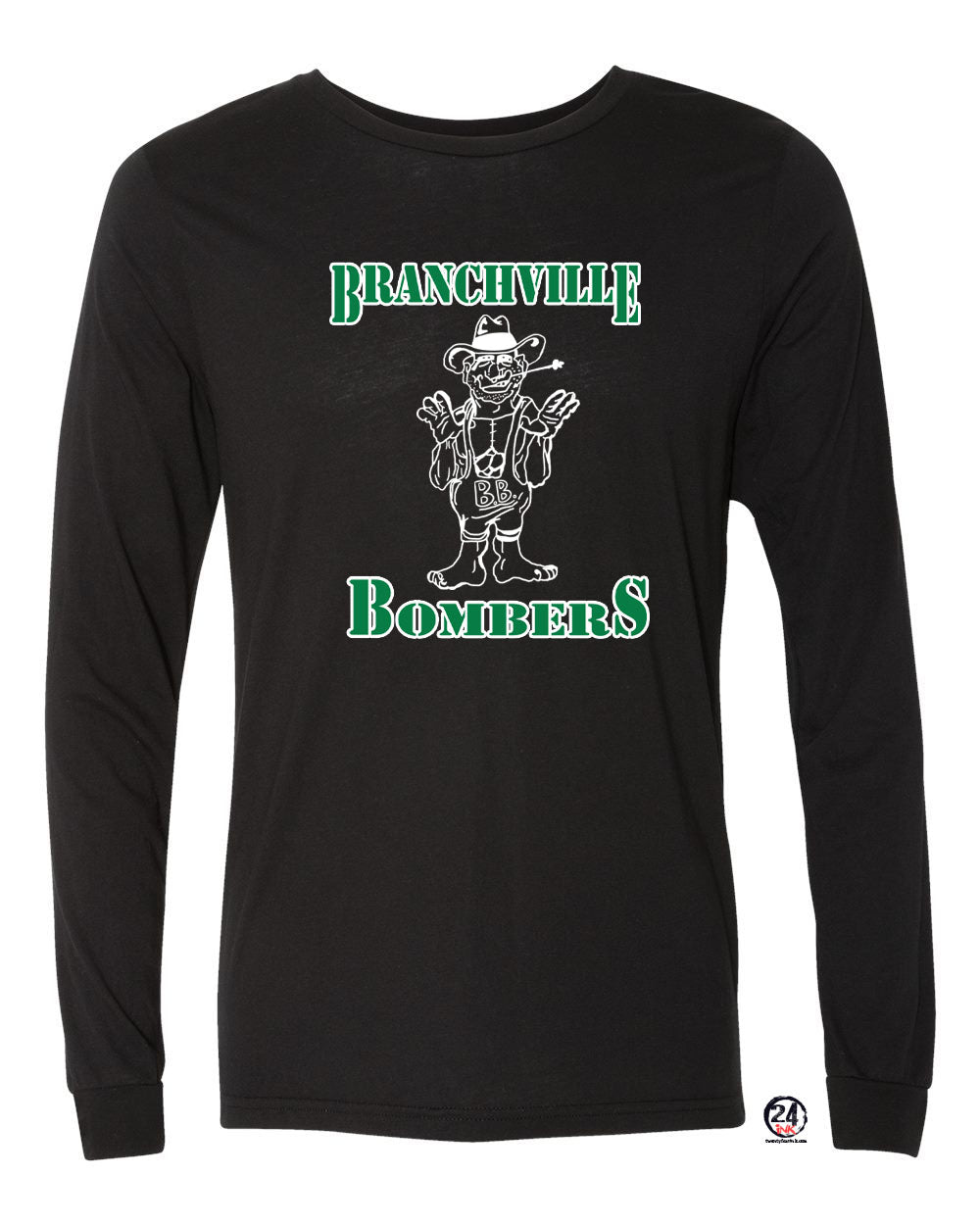 Bombers Wrestling Long Sleeve Shirt Design 4