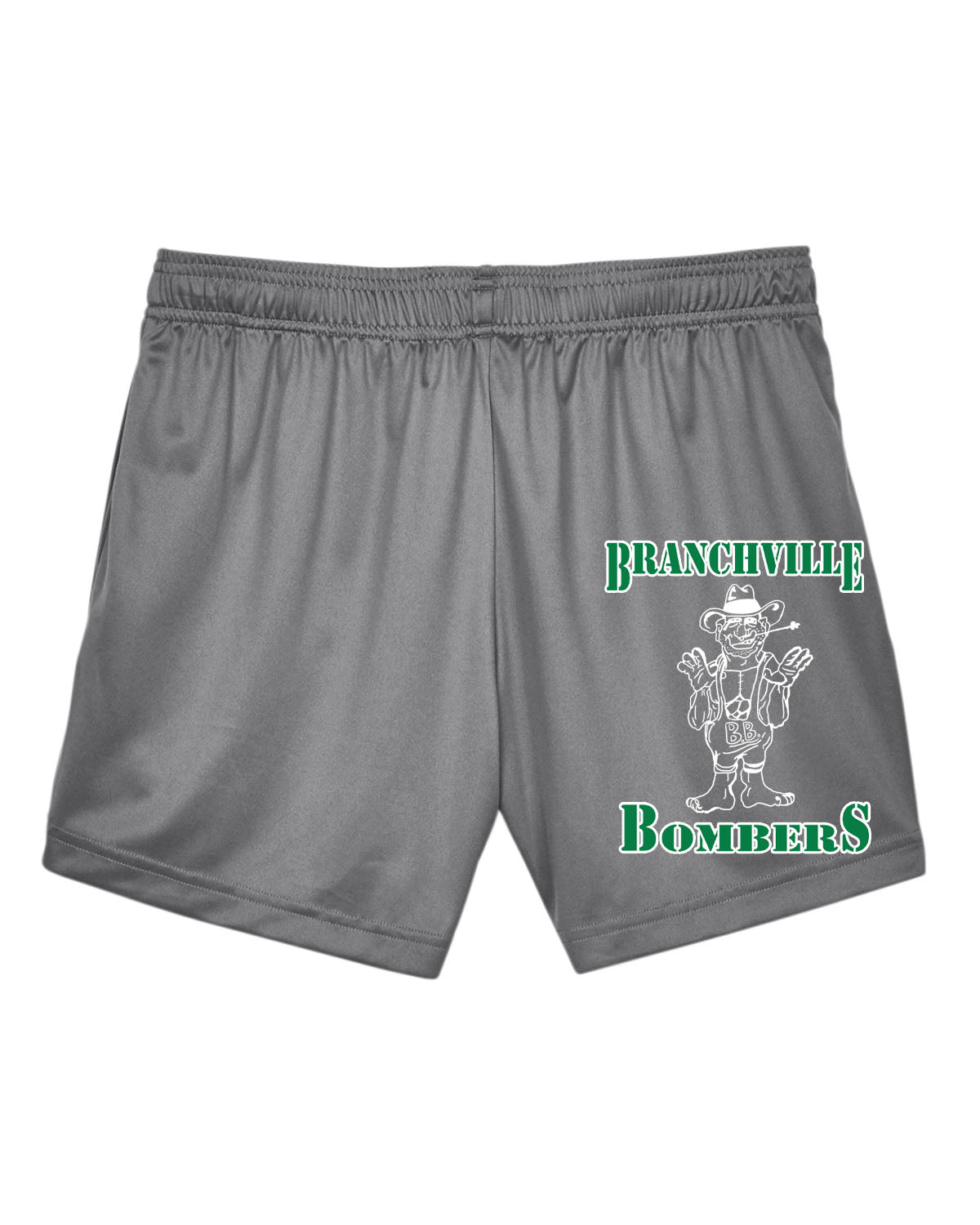 Bombers Wrestling Ladies Performance Shorts Design 4