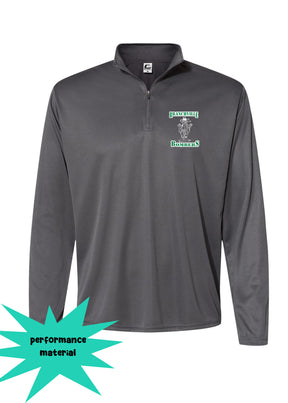 Bombers Wrestling Quarter Zip Long Sleeve Shirt Design 4