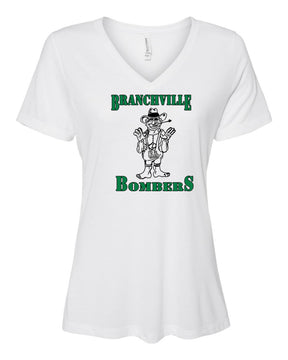 Bombers Wrestling V-neck T-Shirt Design 4