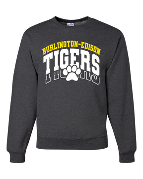 Burlington Edison Cheer non hooded sweatshirt Design 1