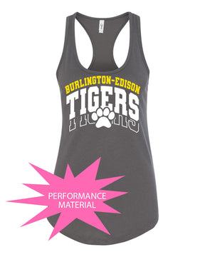 Burlington Edison Cheer Performance Racerback Tank Top Design 1