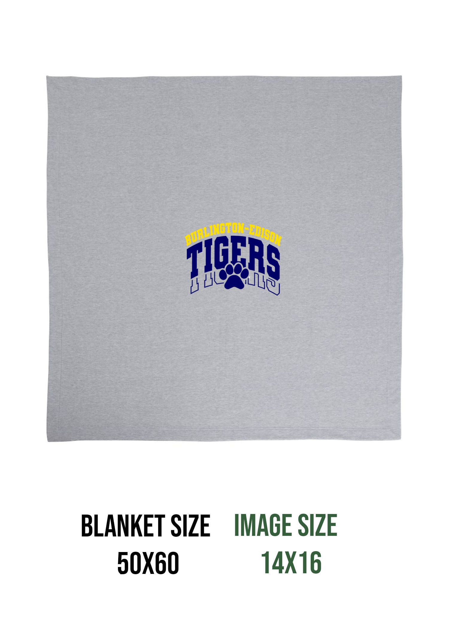 Burlington Edison Cheer Design 1 Blanket