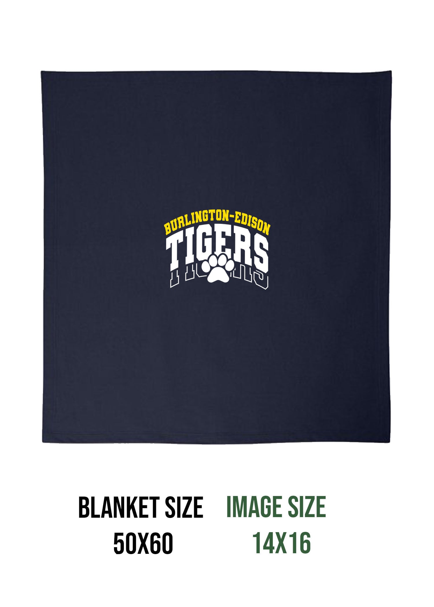 Burlington Edison Cheer Design 1 Blanket