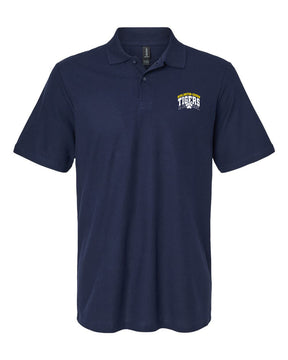 Burlington Edison Cheer Polo T-Shirt Design 1