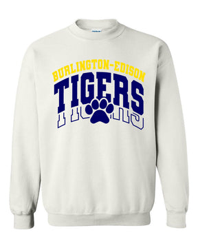 Burlington Edison Cheer non hooded sweatshirt Design 1