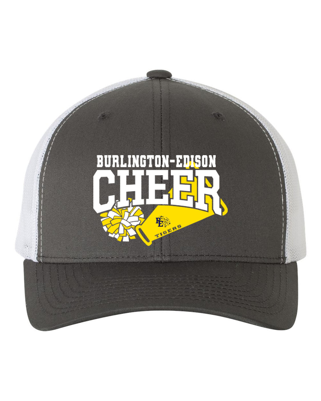 Burlington Edison Cheer Design 2 Trucker Hat