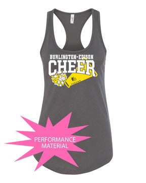 Burlington Edison Cheer Performance Racerback Tank Top Design 2