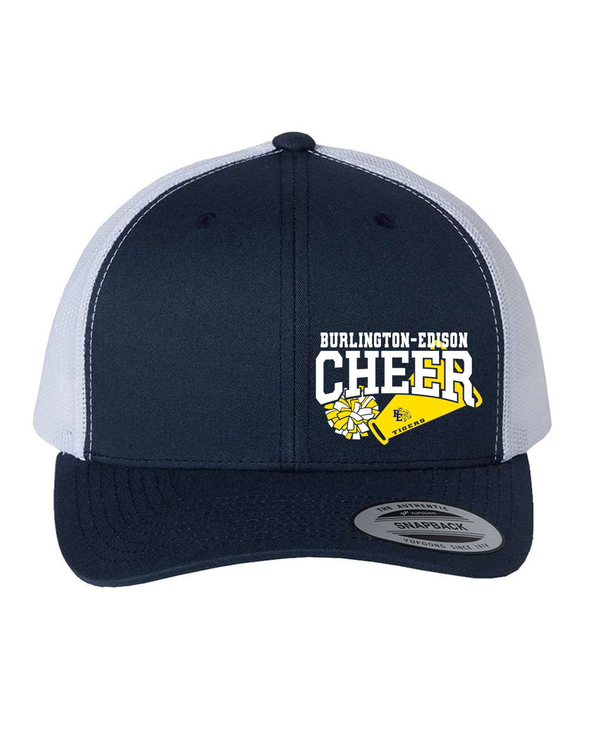 Burlington Edison Cheer Design 2 Trucker Hat