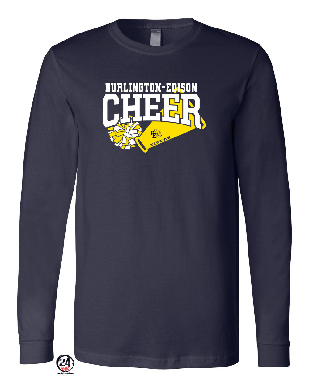 Burlington Edison Cheer Long Sleeve Shirt Design 2