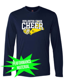 Burlington Edison Cheer Performance Material Long Sleeve Shirt Design 2