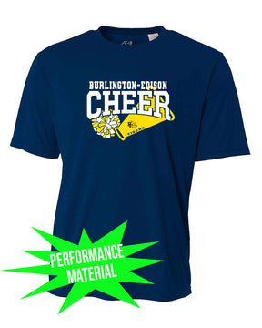 Burlington Edison Cheer Performance Material T-Shirt Design 2