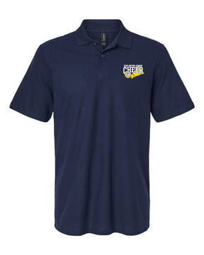 Burlington Edison Cheer Polo T-Shirt Design 2