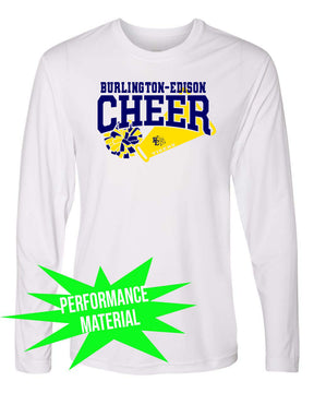 Burlington Edison Cheer Performance Material Long Sleeve Shirt Design 2