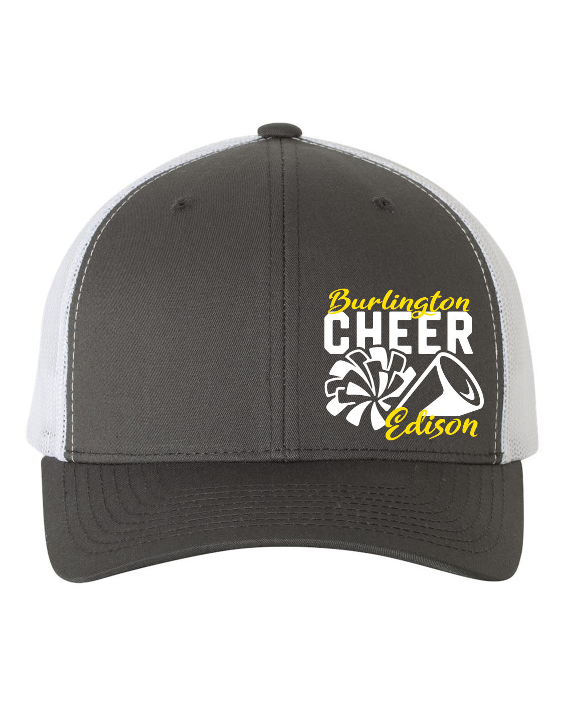 Burlington Edison Cheer Design 3 Trucker Hat