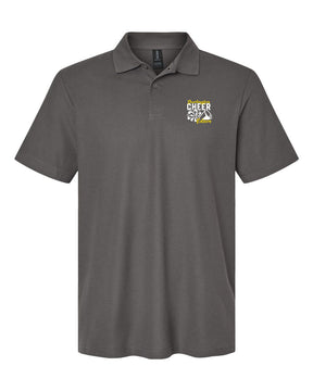 Burlington Edison Cheer Polo T-Shirt Design 3