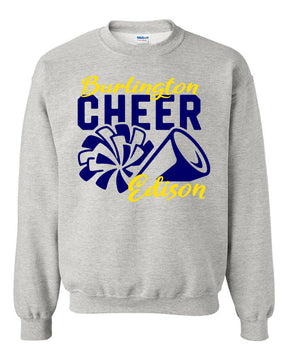 Burlington Edison Cheer non hooded sweatshirt Design 3