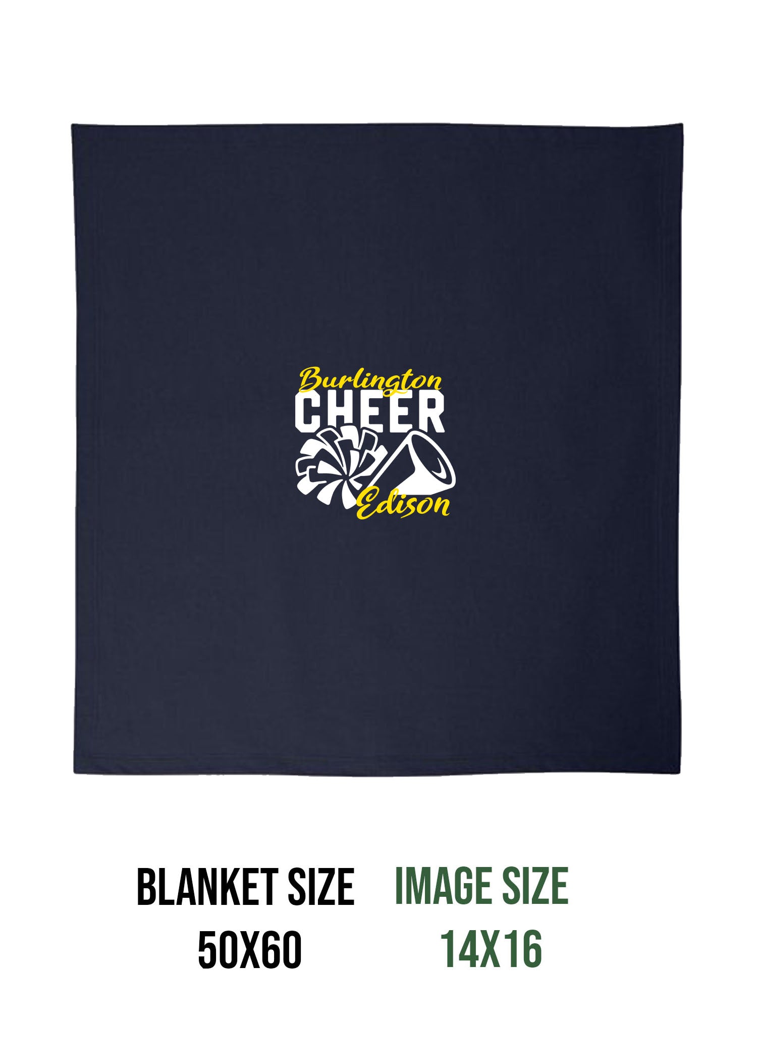 Burlington Edison Cheer Design 3 Blanket