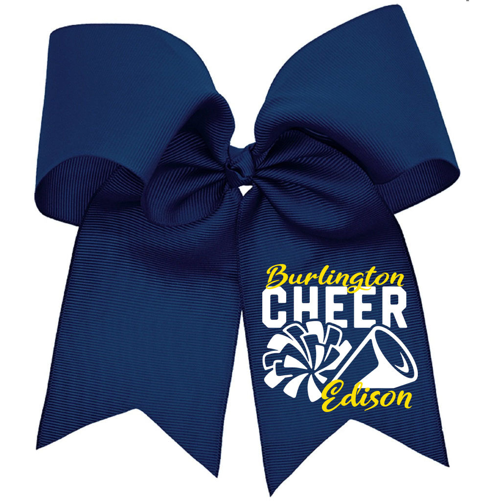 Burlington Edison Cheer Bow Design 3