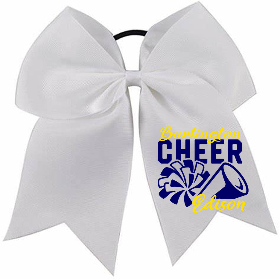 Burlington Edison Cheer Bow Design 3