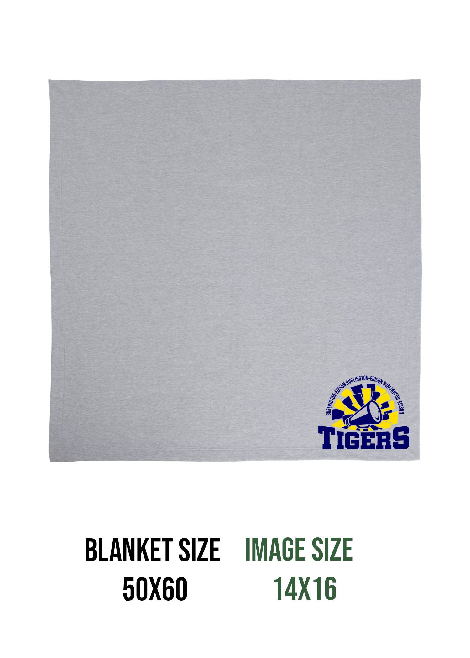 Burlington Edison Cheer Design 4 Blanket