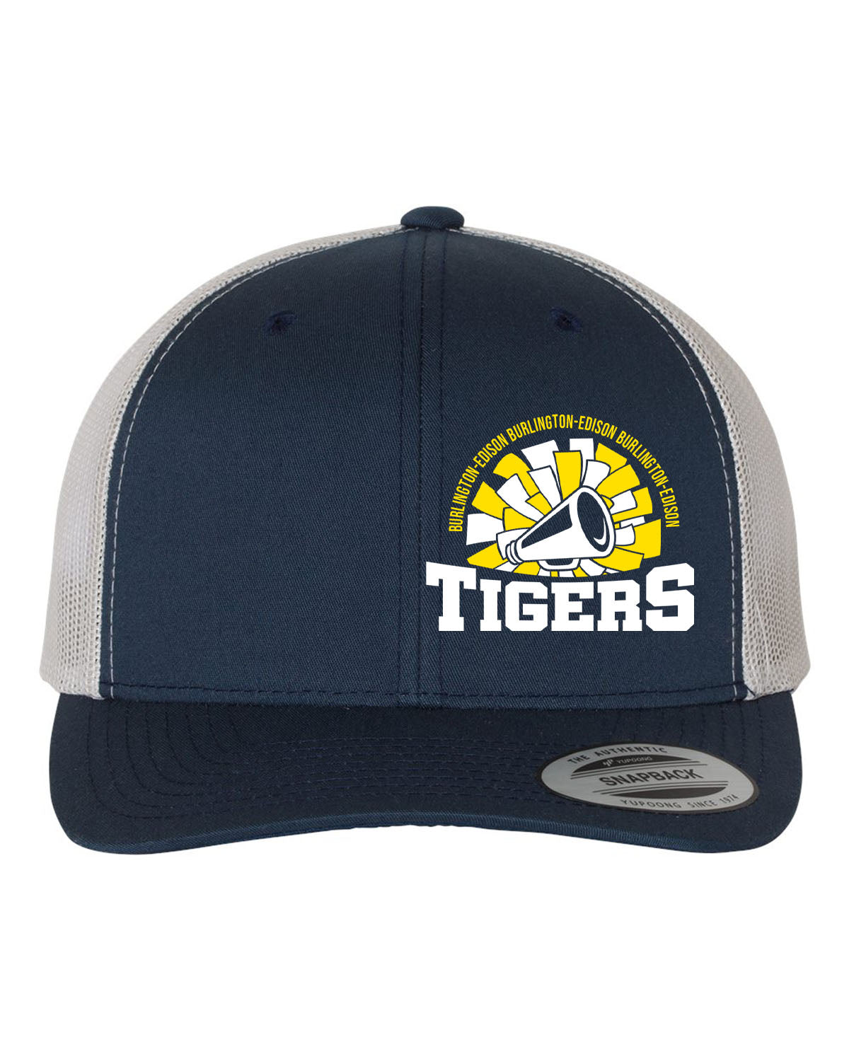 Burlington Edison Cheer Design 4 Trucker Hat