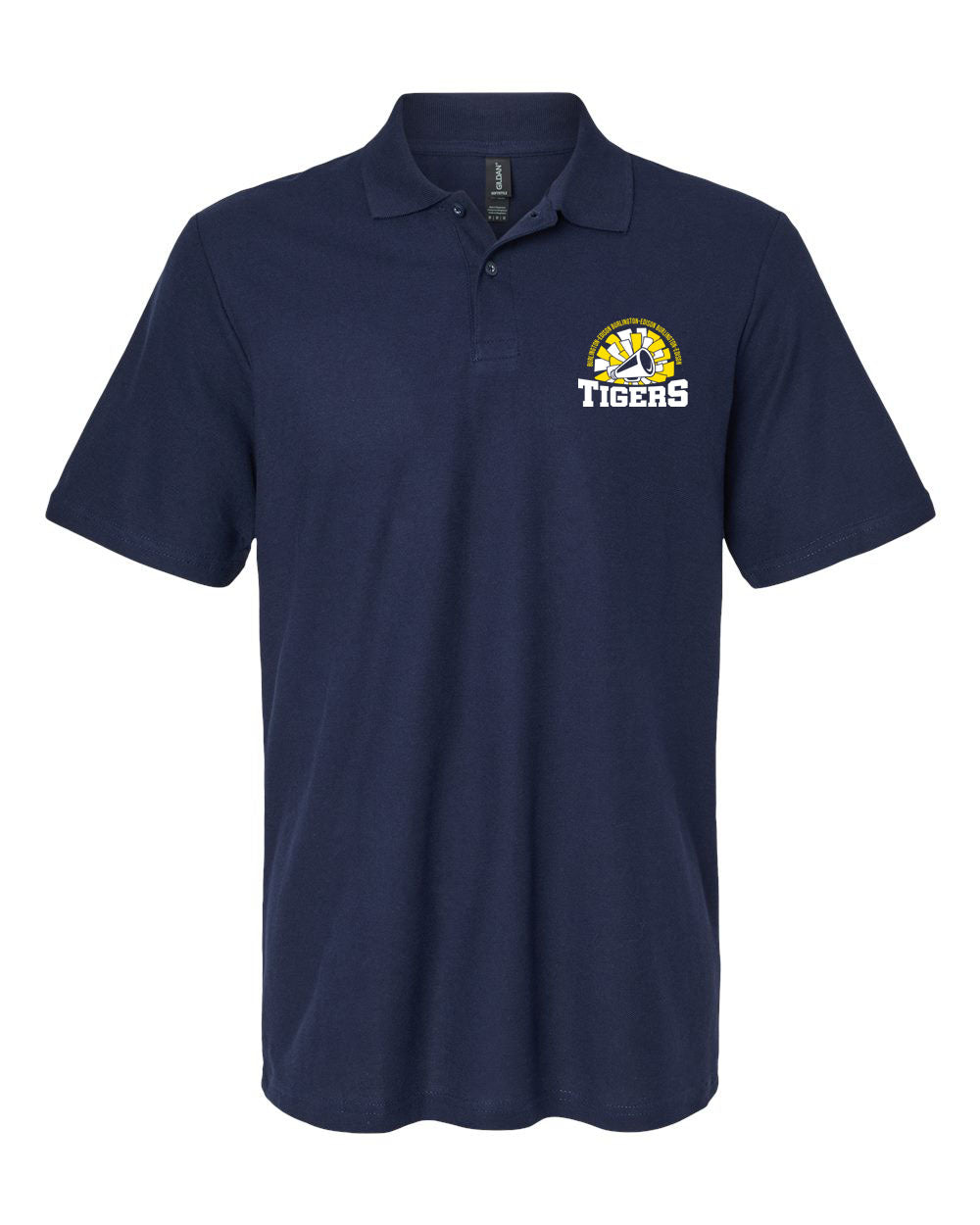 Burlington Edison Cheer Polo T-Shirt Design 4