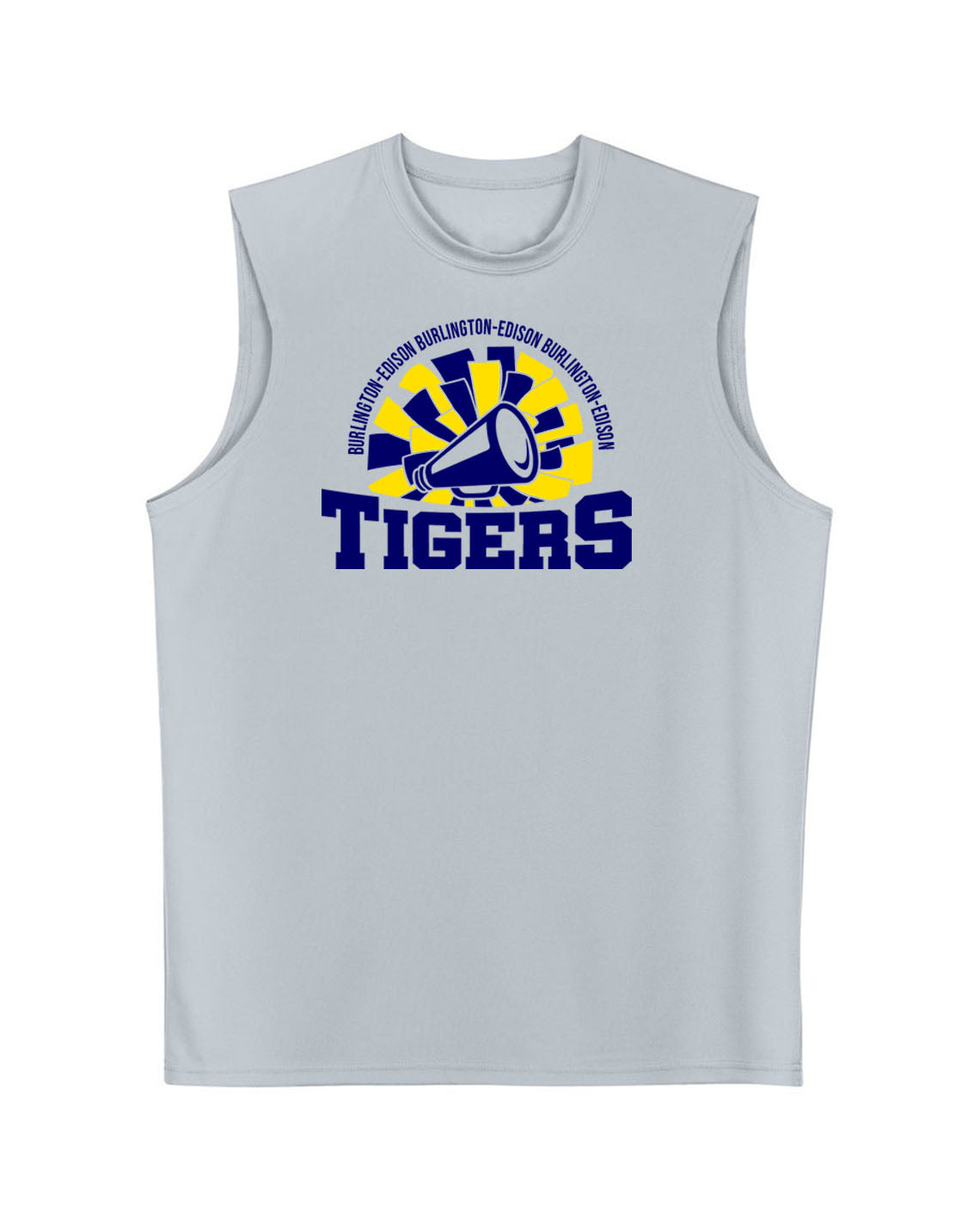 Burlington Edison Cheer Men's Performance Tank Top Design 4