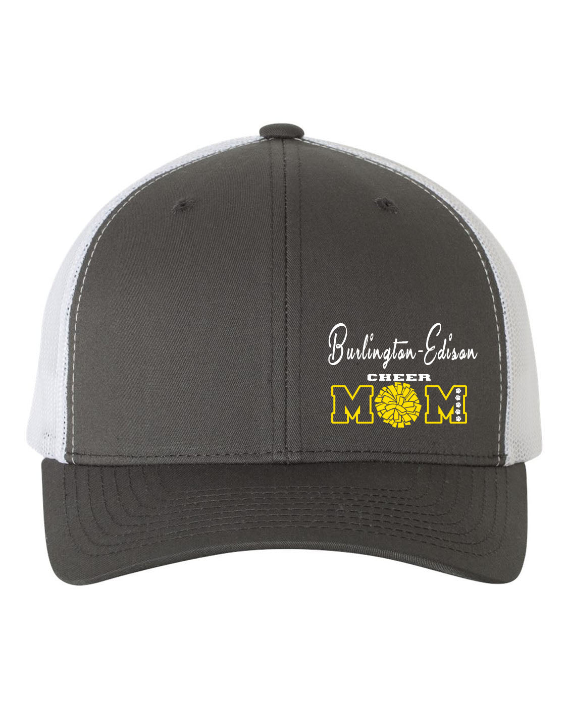Burlington Edison Cheer Design 5 Trucker Hat