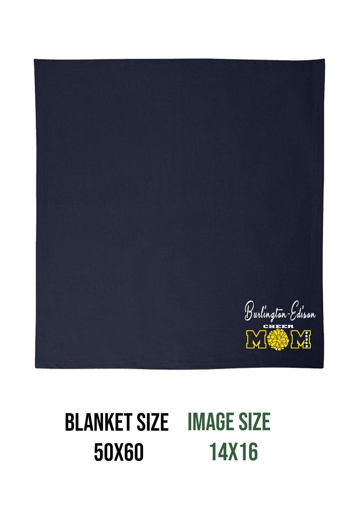 Burlington Edison Cheer Design 5 Blanket