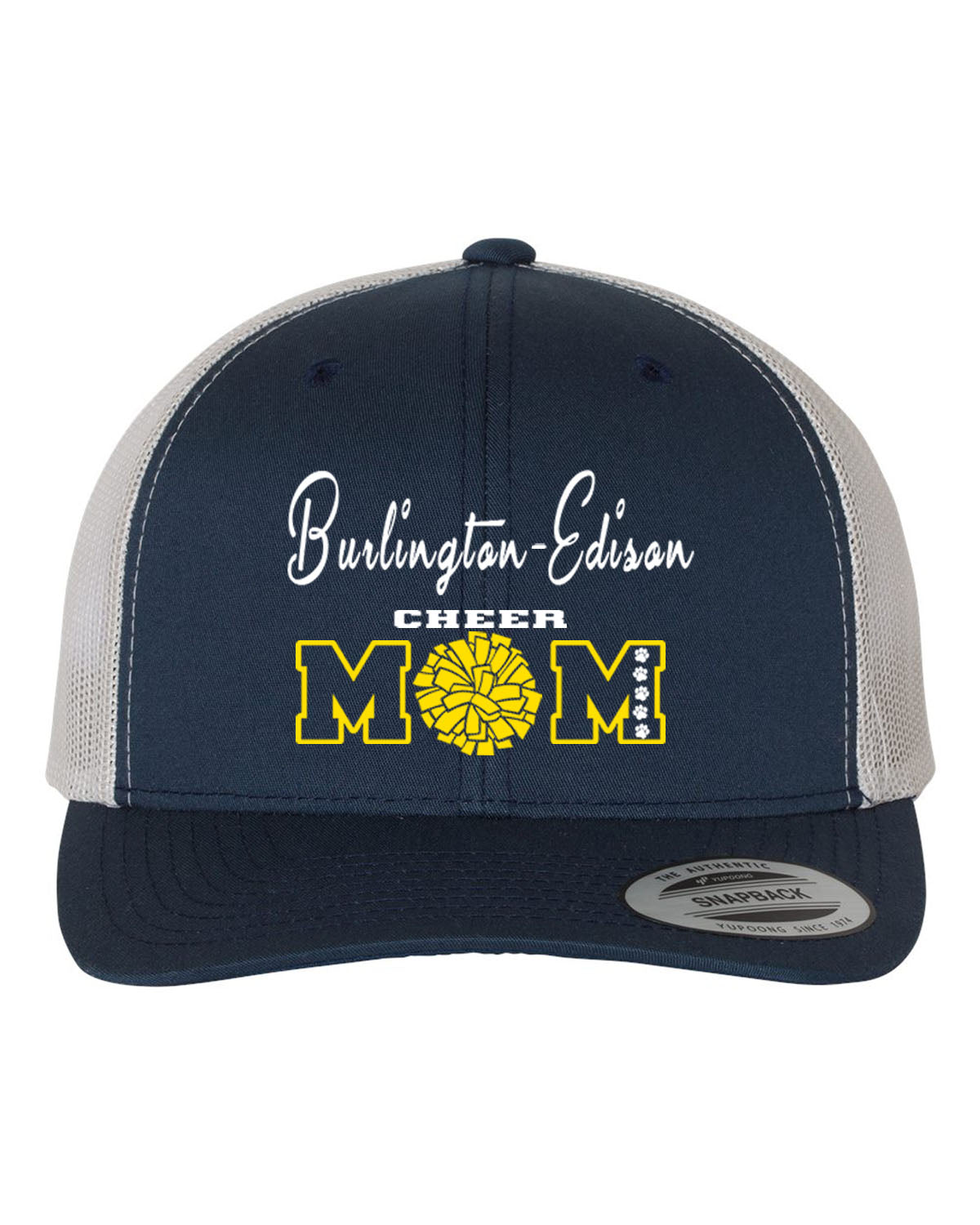 Burlington Edison Cheer Design 5 Trucker Hat