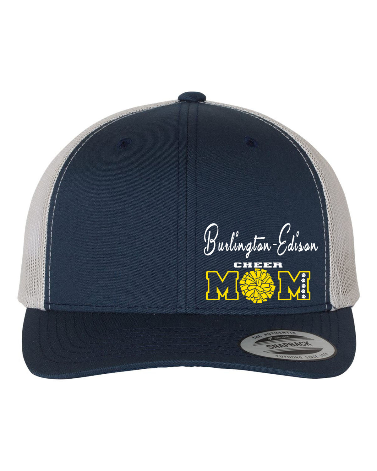 Burlington Edison Cheer Design 5 Trucker Hat