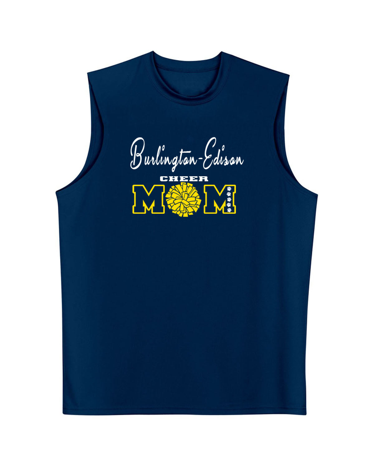 Burlington Edison Cheer Men's Performance Tank Top Design 5