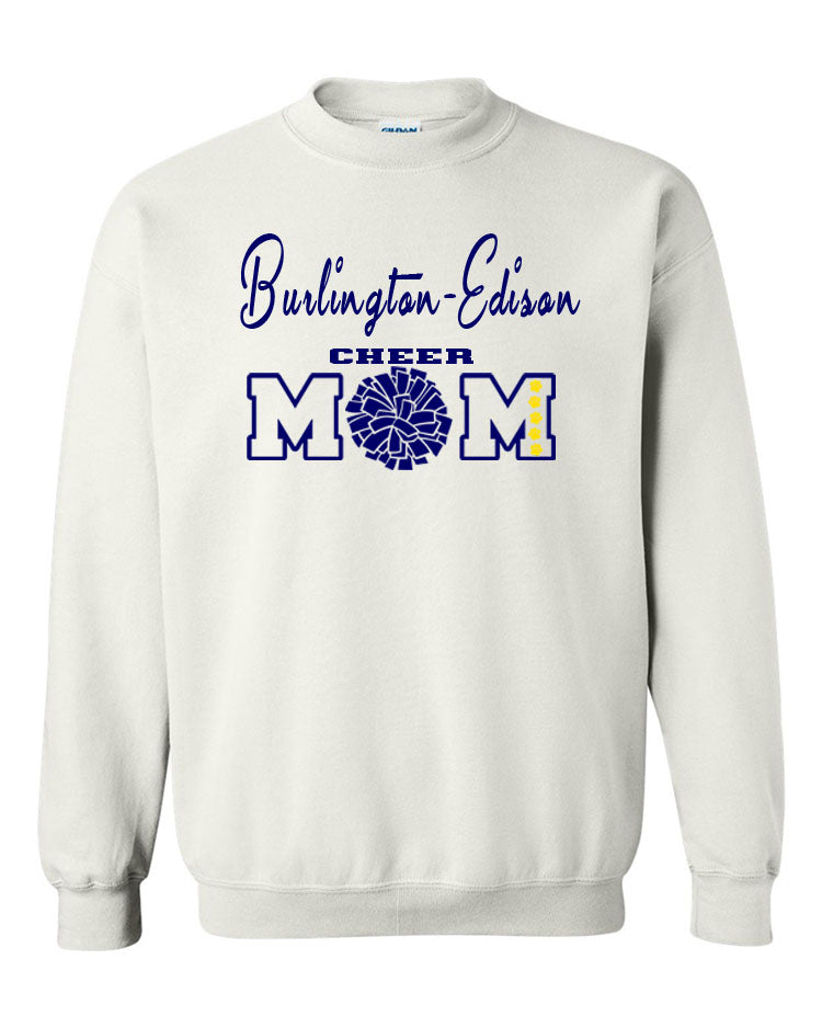 Burlington Edison Cheer non hooded sweatshirt Design 5