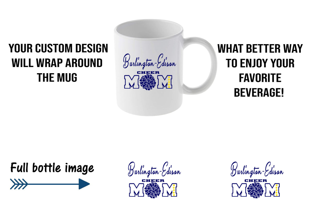 Burlington Edison Cheer Design 5 Mug
