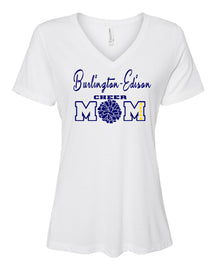 Burlington Edison Cheer V-Neck T-Shirt Design 5