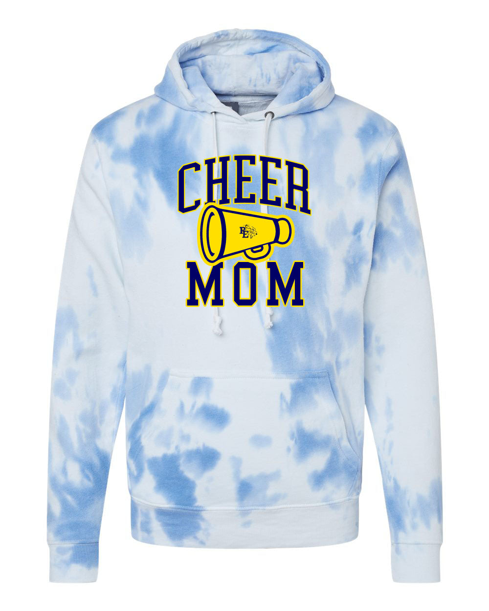 Burlington Edison Cheer Tie-Dye Hooded Sweatshirt Design 6