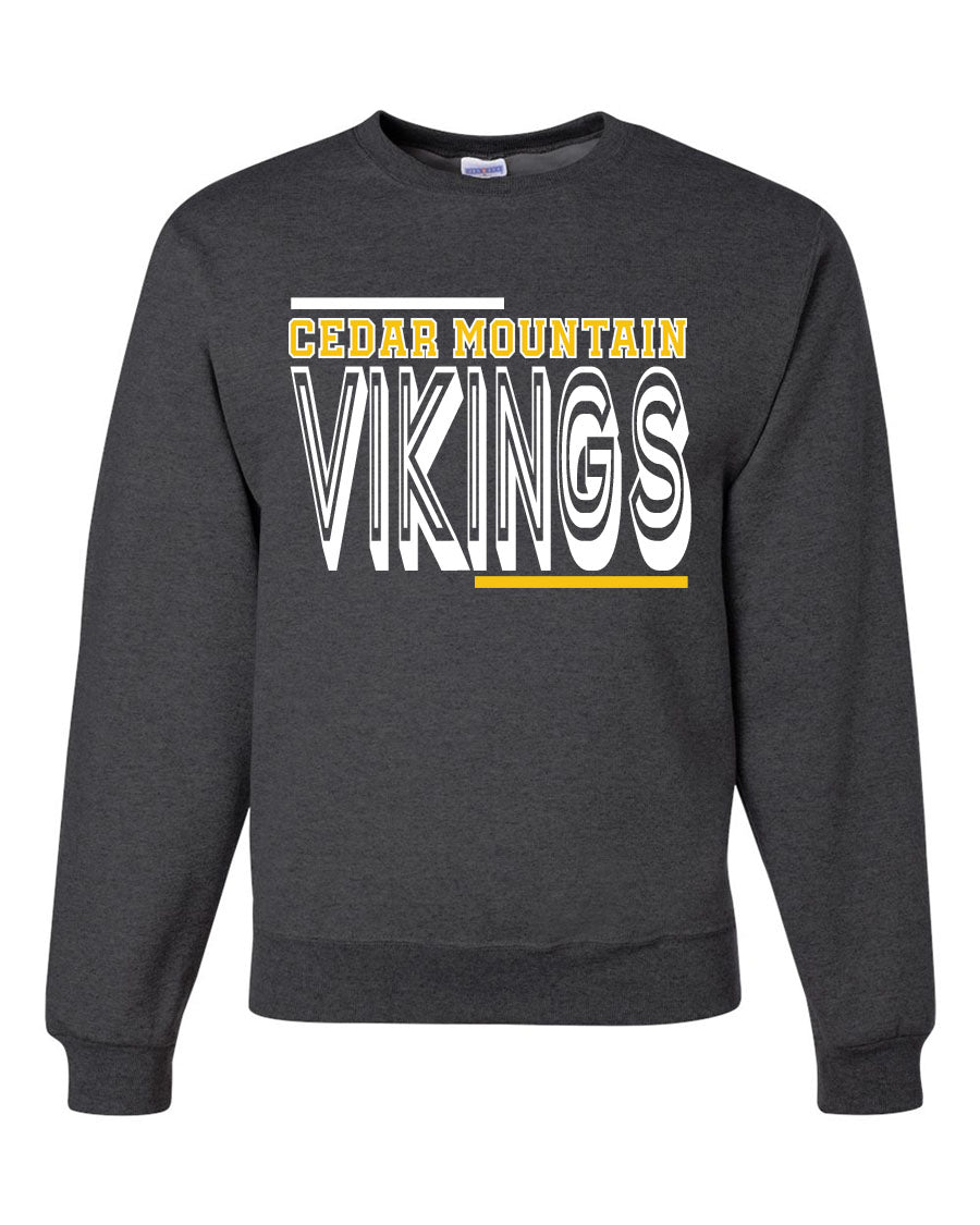 Cedar Mountain Non Hooded Sweatshirt Design 2