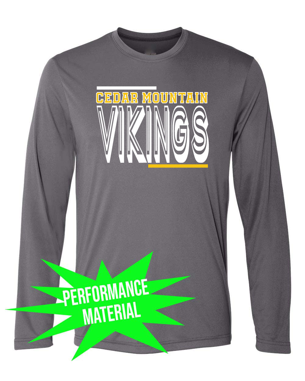 Cedar Mountain Performance Material Long Sleeve Shirt Design 2