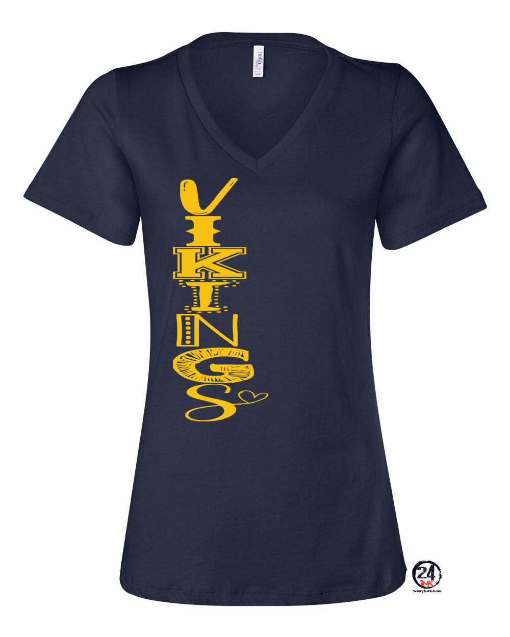 Cedar Mountain V-neck T-shirt Design 3