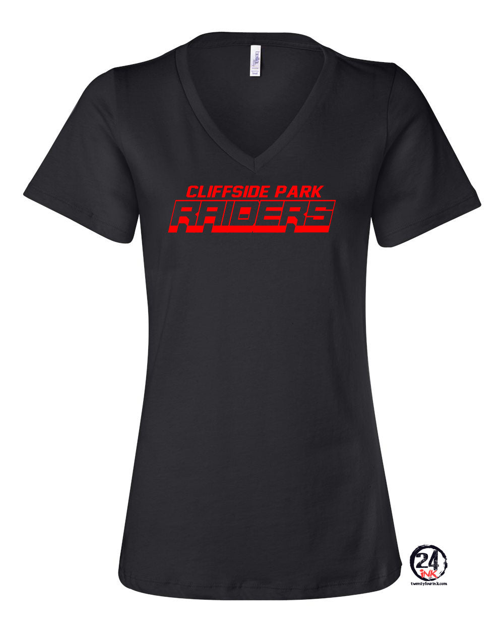 Cliffside Park V-neck T-Shirt Design 2