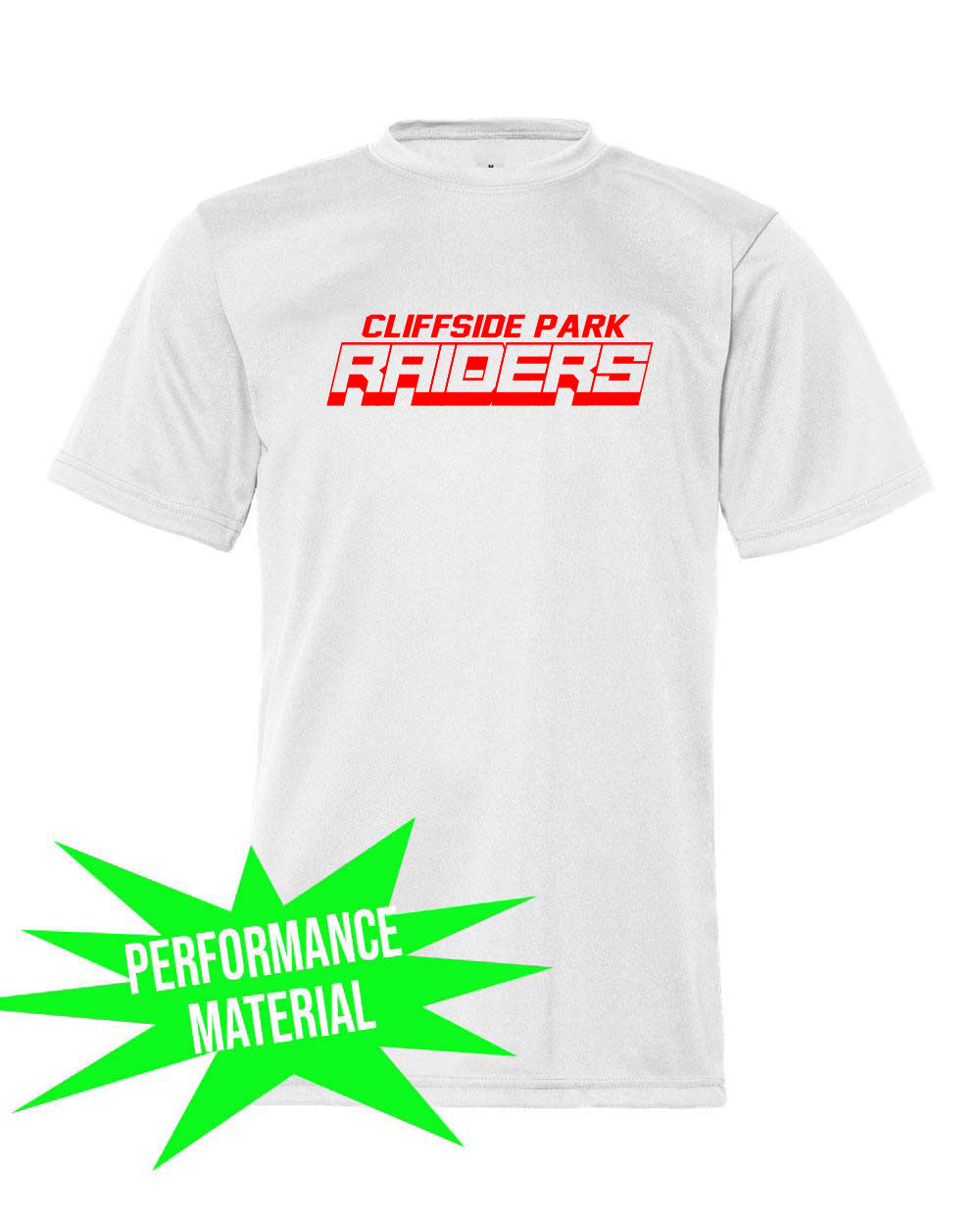 Cliffside Park Performance Material T-Shirt Design 2