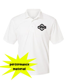Cliffside Park Performance Material Polo T-Shirt Design 1