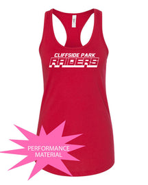 Cliffside Park Performance Racerback Tank Top Design 2