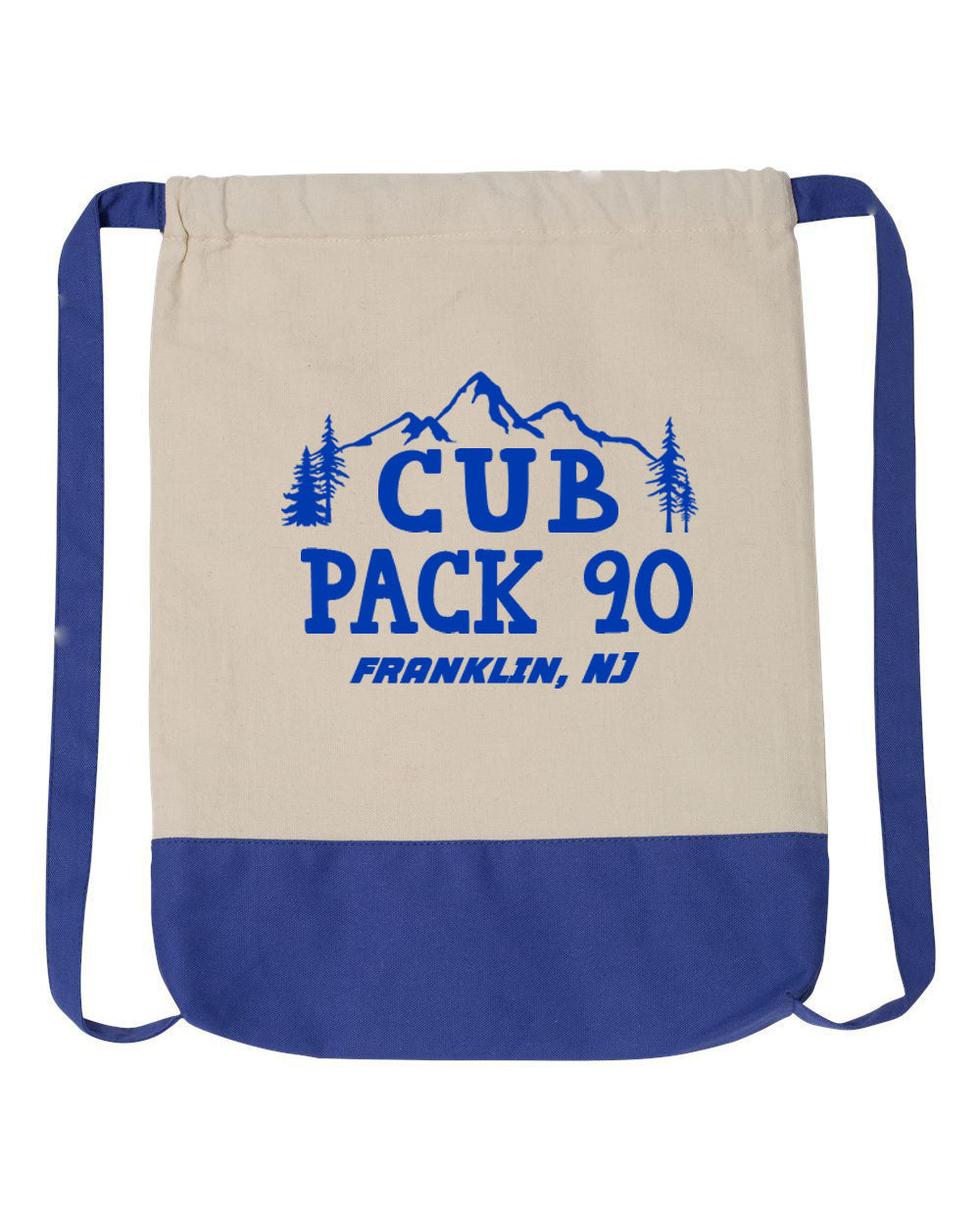 Cub Scout Pack 90 Drawstring Bag Design 1