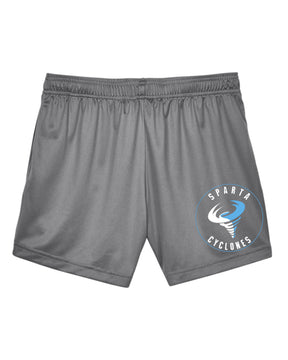 Sparta Cyclones Ladies Performance Shorts Design 1