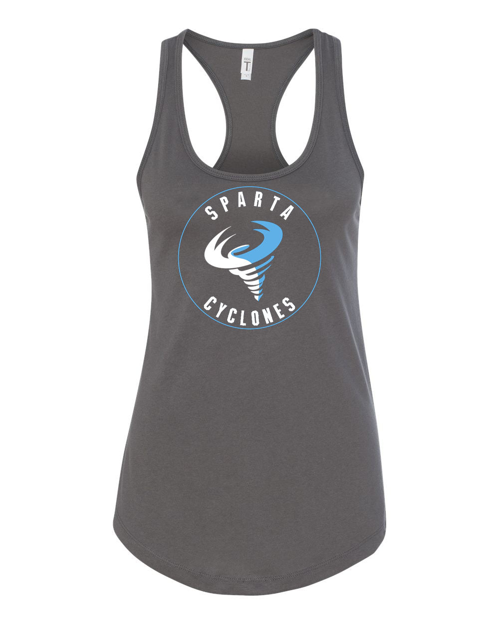 Sparta Cyclones Racerback Tank Top Design 1