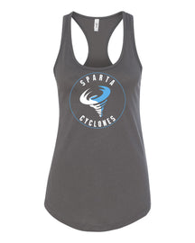 Sparta Cyclones Racerback Tank Top Design 1